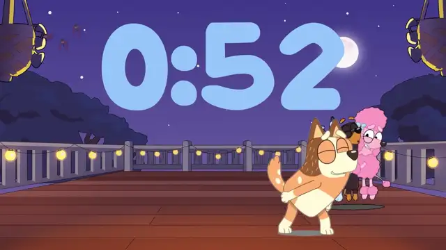 2 Minute Bluey Dance Countdown Timer!